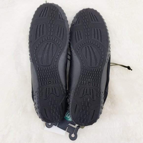 Men size 13 Aqua Water Shoes Army Green/ Black Quick Dry - Picture 6 of 8